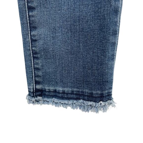 Democracy 'Ab'Solution Lightly Distressed Slimming Stretch Skinny Jeans Size 2 - Picture 4 of 9